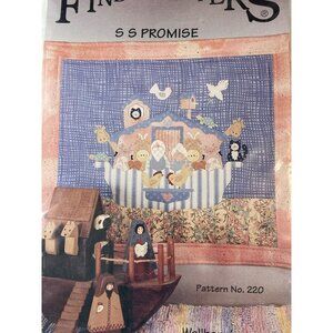Finders Keepers SS Promise Wall hanging Pattern 220 Noah's Ark Applique Design